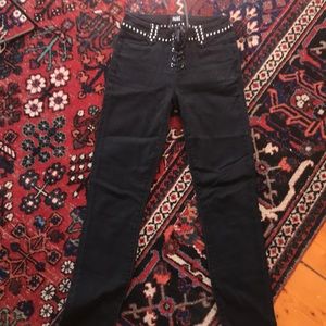 Paige black denim jeans